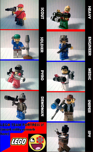 Team Fortress 2 - TF2..... in Lego