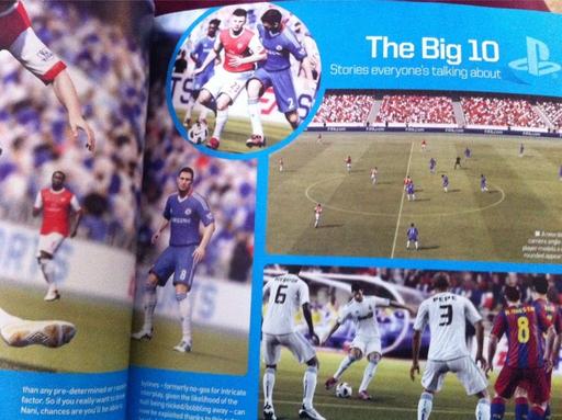 FIFA 11 - FIFA 12: Скан с журнала Official PlayStation Magazine UK