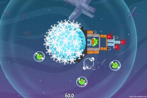 Angry Birds - Обновление Angry Birds Space!